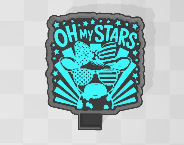 OH MY STARS COWS -FRESHIE MOLD