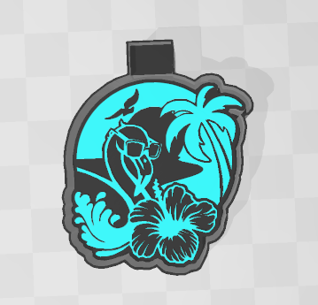 SUMMER FLAMINGO -FRESHIE MOLD