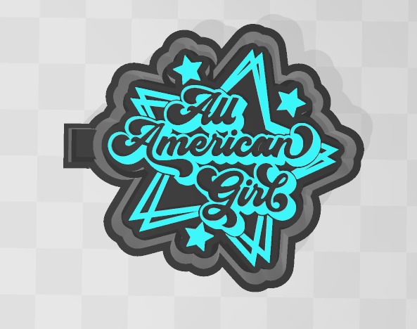 ALL AMERICAN GIRL -FRESHIE MOLD
