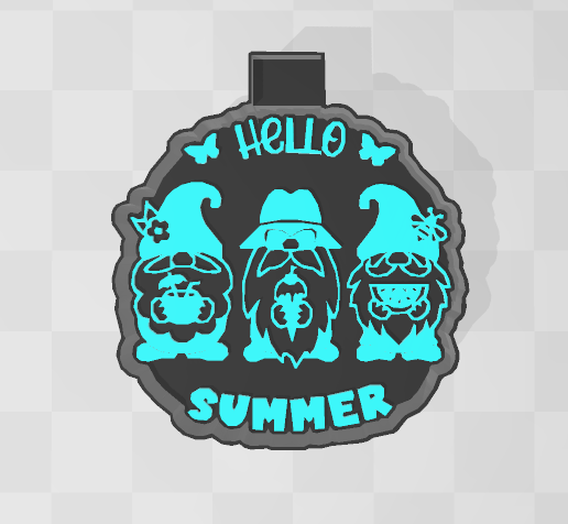 HELLO SUMMER GNOMES -FRESHIE MOLD