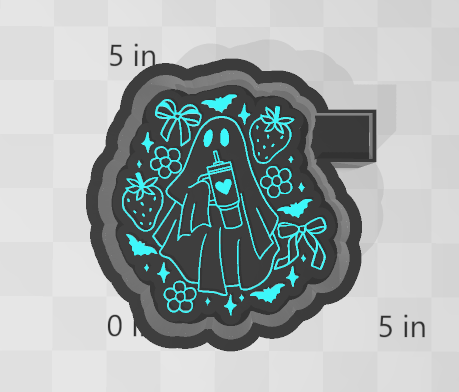 STRAWBERRY GHOST -FRESHIE MOLD