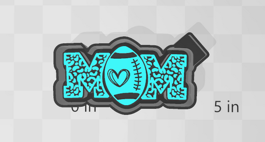 FOOTBALL MOM- FRESHIE MOLD
