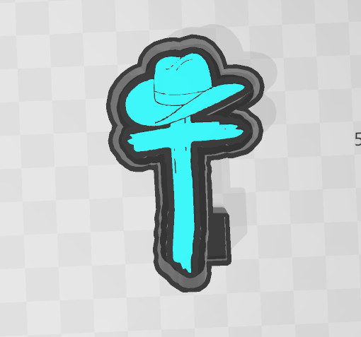 HAT CROSS - FRESHIE MOLD