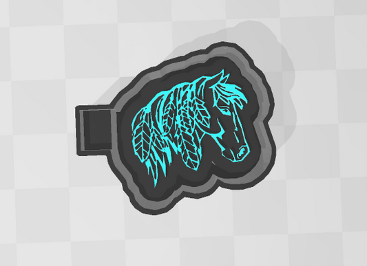 FEATHER HORSE - FRESHIE MOLD