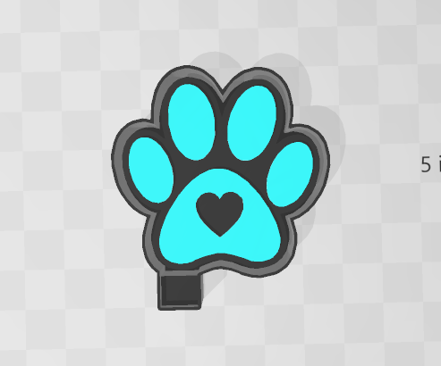 PAW PRINT- FRESHIE MOLD