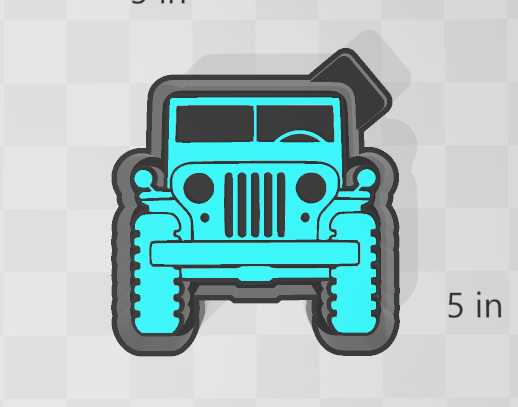 BOX JEEP- FRESHIE MOLD