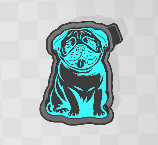 PUG BODY- FRESHIE MOLD
