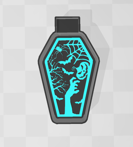 ZOMBIE HAND COFFIN -FRESHIE MOLD