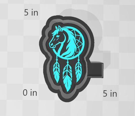 HORSE DREAMCATCHER -FRESHIE MOLD