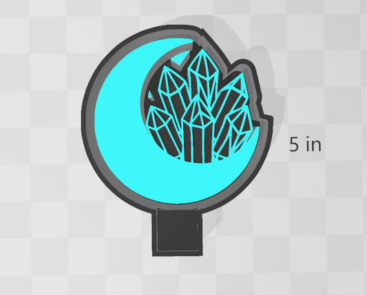 CRYSTAL MOON -FRESHIE MOLD