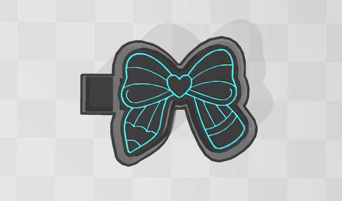 PENCIL BOW -FRESHIE MOLD