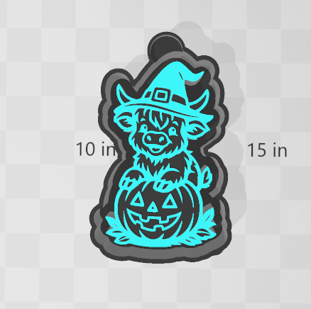 WITCHY COW -FRESHIE MOLD