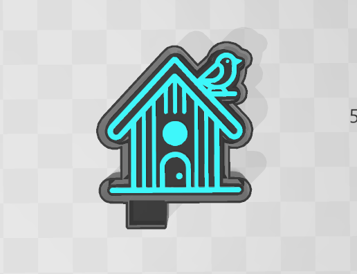 BIRD HOUSE -FRESHIE MOLD