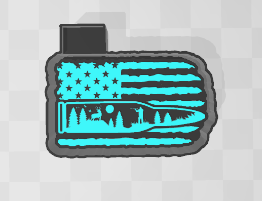 HUNTING FLAG -FRESHIE MOLD