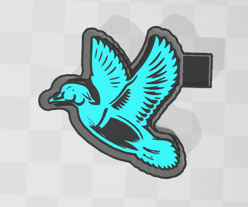 FLYING DUCK -FRESHIE MOLD