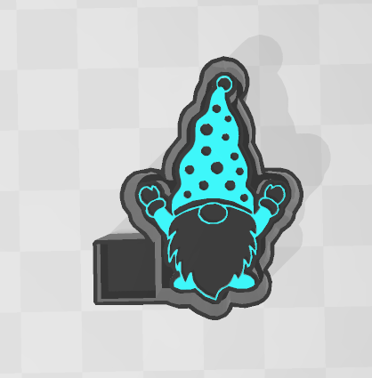 POLKADOT GNOME -FRESHIE MOLD