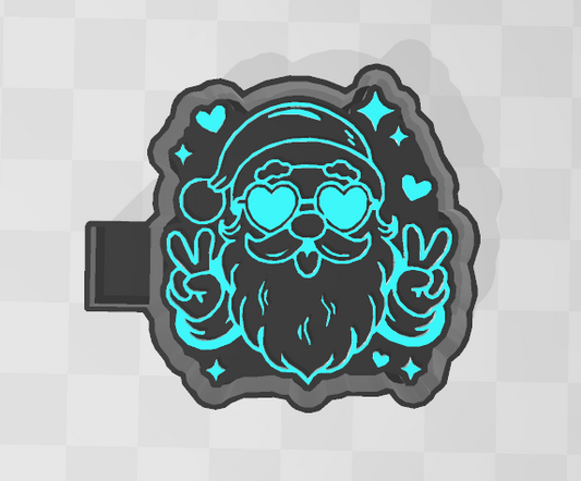 HEART EYES SANTA -FRESHIE MOLD