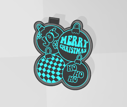 CHRISTMAS ORNAMENTS -FRESHIE MOLD