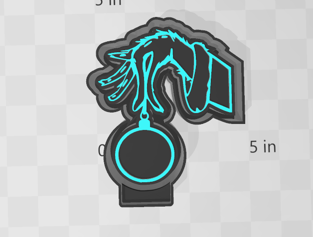 HAND HOLDING ORNAMENT -FRESHIE MOLD