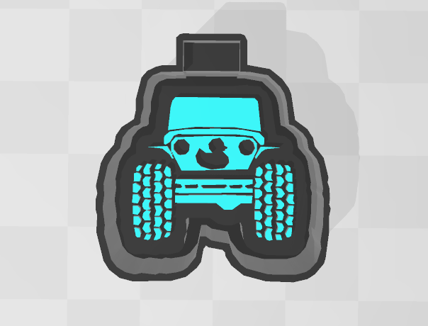 DUCK JEEP- FRESHIE MOLD
