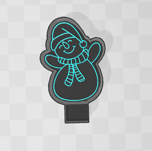HAPPY SNOWMAN -FRESHIE MOLD