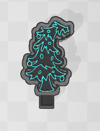 SILLY CHRISTMAS TREE- FRESHIE MOLD