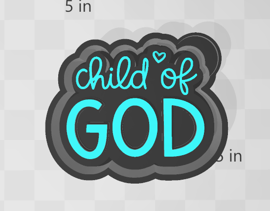 CHILD OF GOD -FRESHIE MOLD