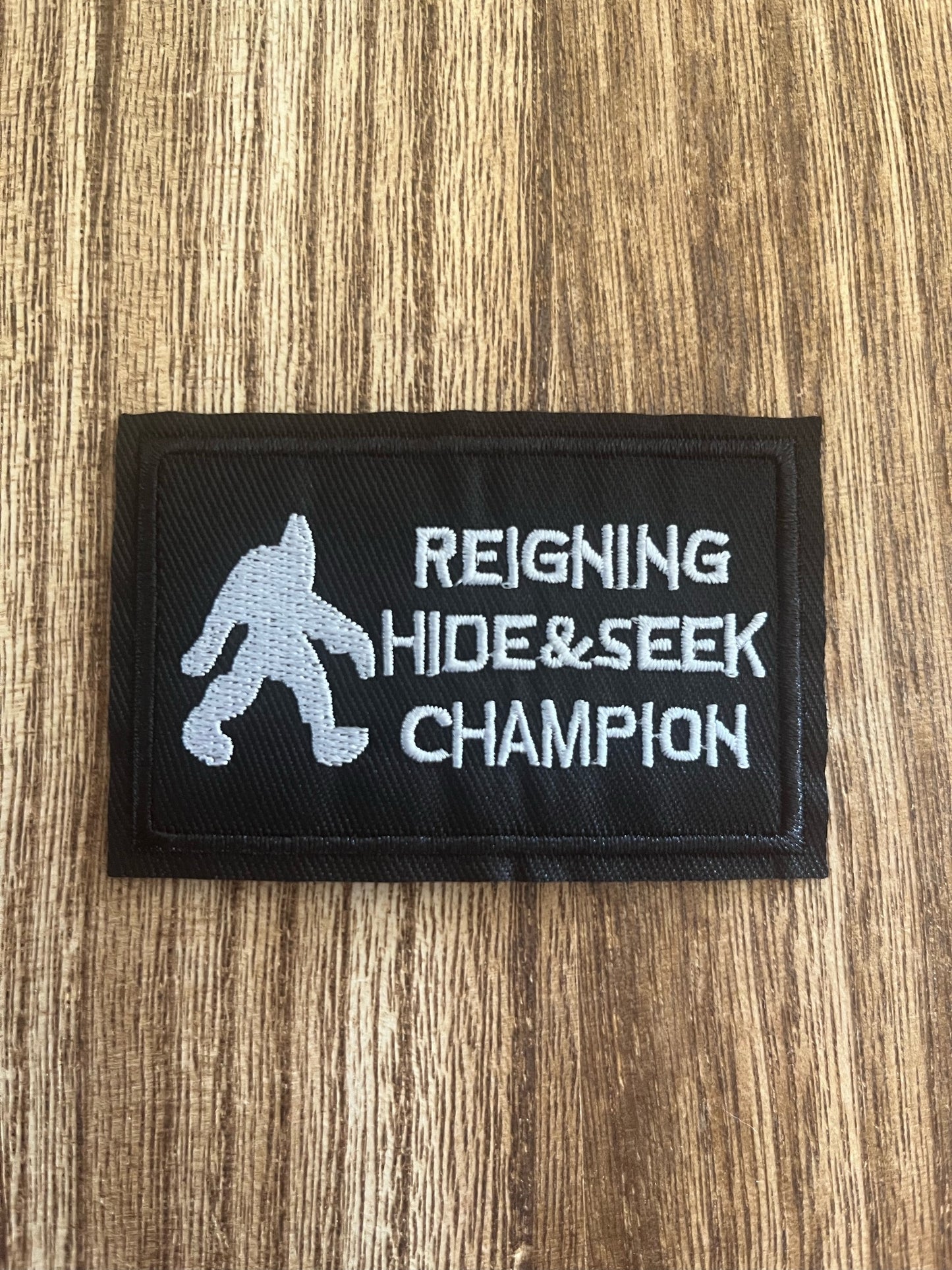 REIGNING HIDE & SEEK CHAMPION - PATCH