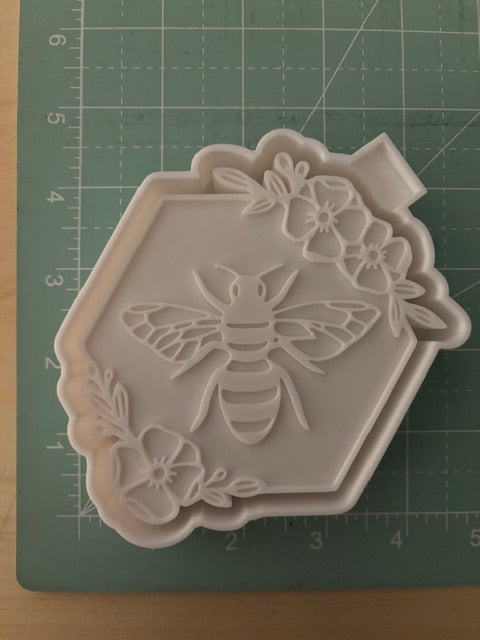 BEE AND FLOWERS -FRESHIE MOLD