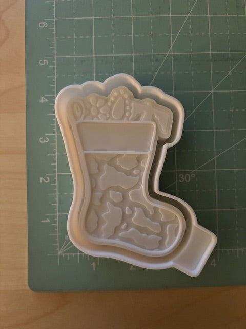 COW PRINT STOCKING -FRESHIE MOLD