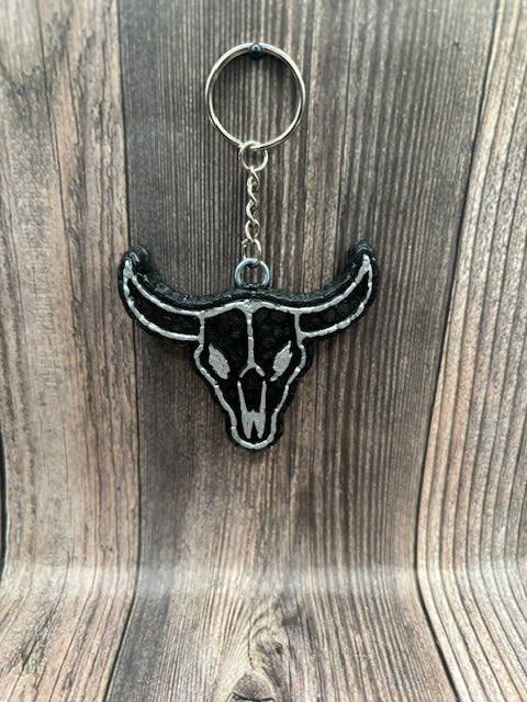 BULL SKULL- FRESHIE KEYCHAIN