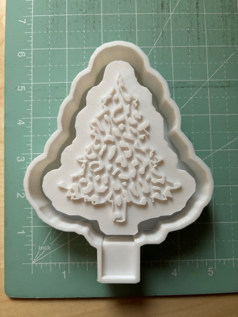 CHEETAH PRINT TREE- FRESHIE MOLD