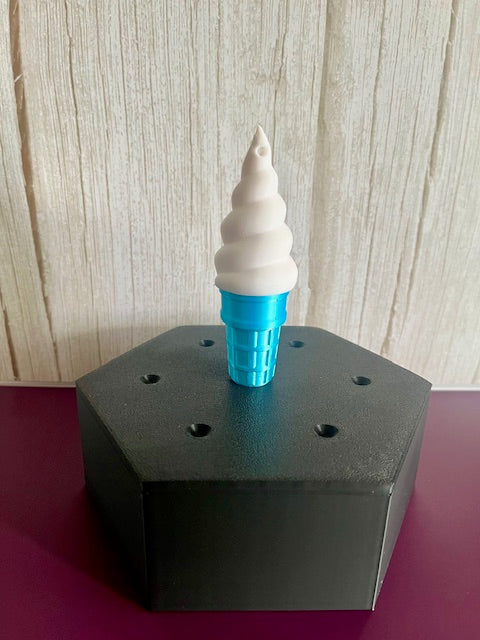 ICE CREAM CONE 2 - 3D KEYCHAIN