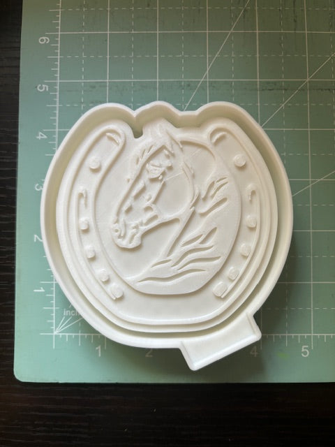 HORSE IN HORSESHOE- FRESHIE MOLD