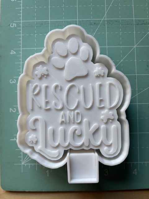 RESCUED AND LUCKY -FRESHIE MOLD