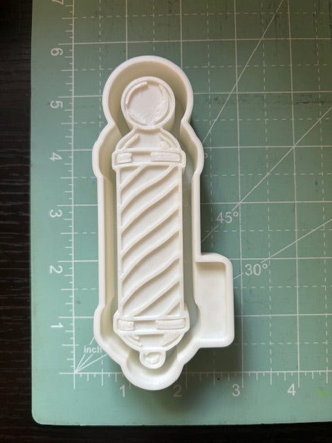 BARBER POLE- FRESHIE MOLD