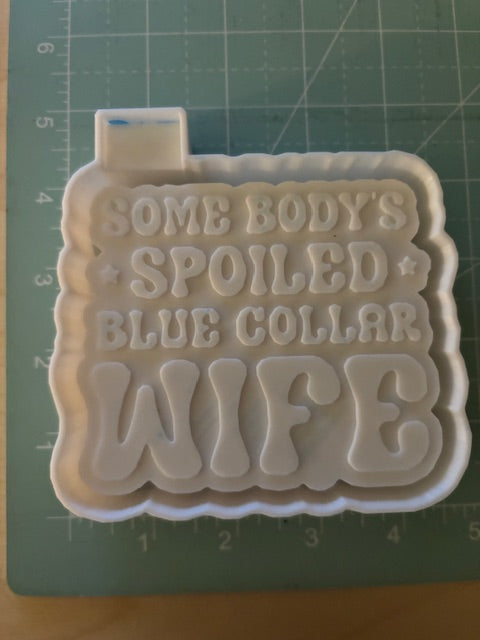 SOMEONES SPOILED BLUE COLLAR WIFE -FRESHIE MOLD