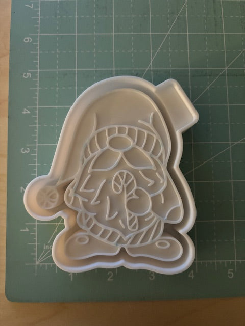 CANDY CANE GNOME -FRESHIE MOLD