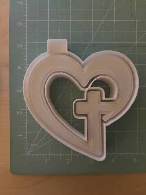 HEART CROSS -FRESHIE MOLD