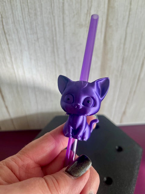 KITTEN - STRAW TOPPER